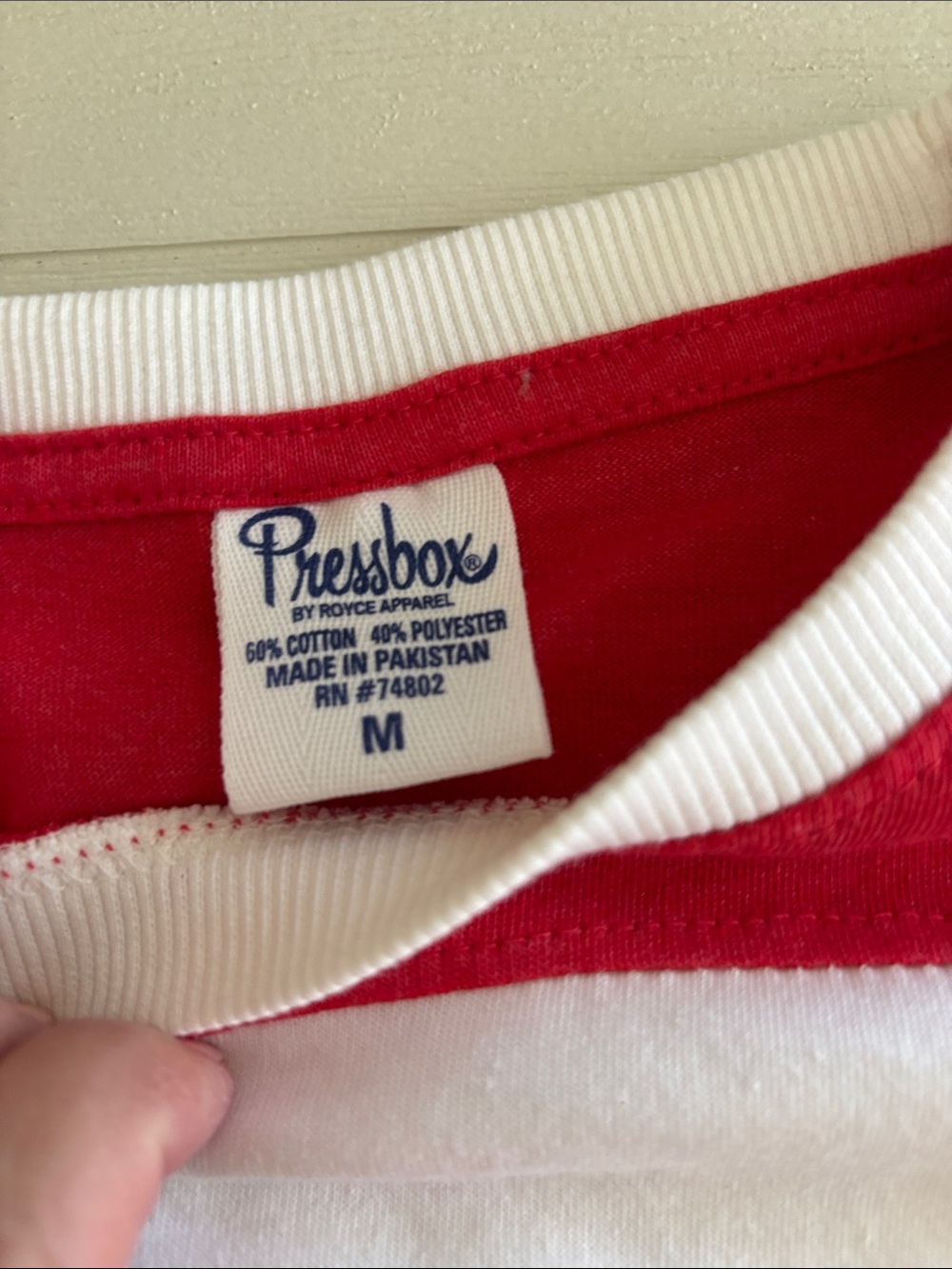 Pressbox White and Red Georgia Bulldogs Long-Sleeve Jersey - Picture 4 of 11